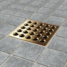 Load image into Gallery viewer, Ebbe E4408 Brushed Bronze Square Shower Drain