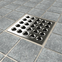 Load image into Gallery viewer, Ebbe E4404 Brushed Nickel Square Shower Drain
