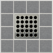 Load image into Gallery viewer, Ebbe E4404 Brushed Nickel Square Shower Drain