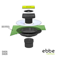 Load image into Gallery viewer, Ebbe Rough-in Adapter E4026 ebbe VERSA ABS Drain Kit