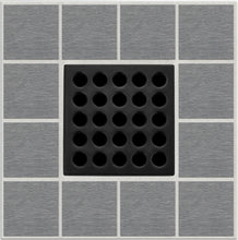 Load image into Gallery viewer, Ebbe E4411 Matte Black Square Shower Drain
