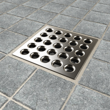 Load image into Gallery viewer, Ebbe E4410 Satin Nickel Square Shower Drain