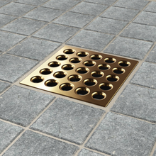 Load image into Gallery viewer, Ebbe E4408 Brushed Bronze Square Shower Drain
