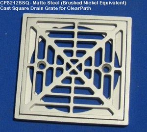 ClearPath Shower System 6' With Drain Base And Drain Grate Kit