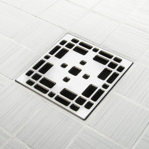 Ebbe E4801 Prairie Polished Chrome Square Shower Drain