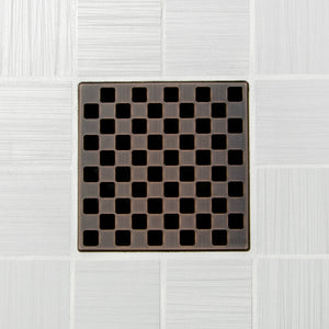 Ebbe E4807 Weave Oil Rubbed Bronze Square Shower Drain