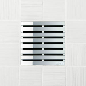 Ebbe E4811 Parallel Polished Chrome Square Shower Drain