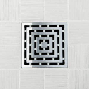 Ebbe E4815 Frames Polished Chrome Square Shower Drain