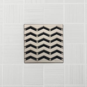 Ebbe E4816 Trend Brushed Nickel Square Shower Drain