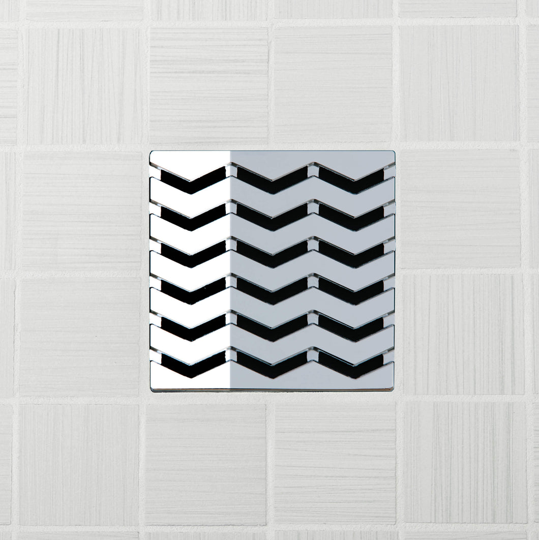Ebbe E4816 Trend Polished Chrome Square Shower Drain