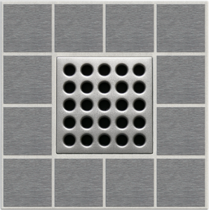 Ebbe E4410 Satin Nickel Square Shower Drain