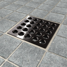 Load image into Gallery viewer, Ebbe E4407 Oil Rubbed Bronze Square Shower Drain
