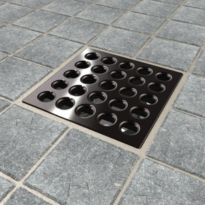 Ebbe E4407 Oil Rubbed Bronze Square Shower Drain