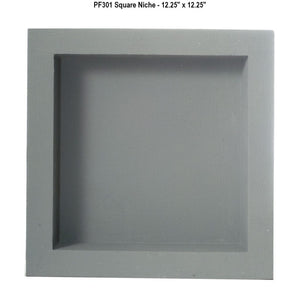 Square PreFormed Shower Niche 12.25″ x 12.25″