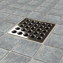 Load image into Gallery viewer, Ebbe E4409 Polished Nickel Square Shower Drain
