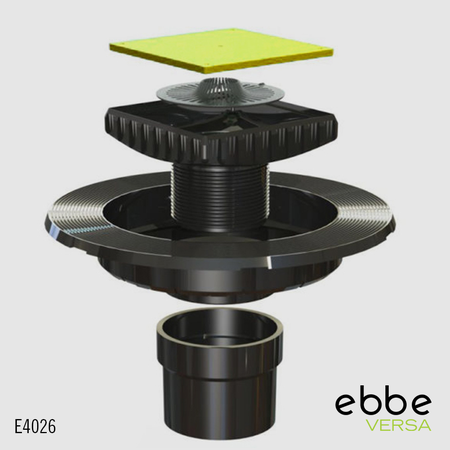 Ebbe Rough-in Adapter E4026 ebbe VERSA ABS Drain Kit